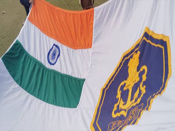 Flag Navy 8x12 Feet Indian Navy Ceremonial Hoisting Flag